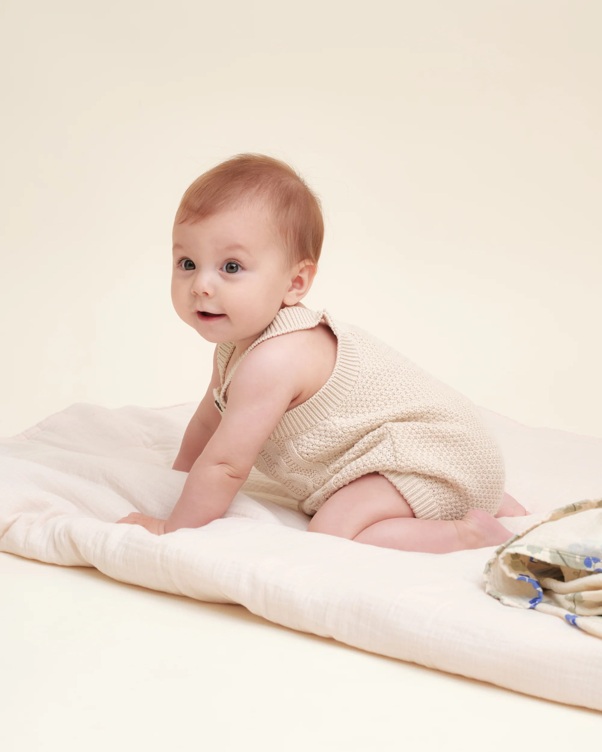 Knitted Cable Romper - Image 3