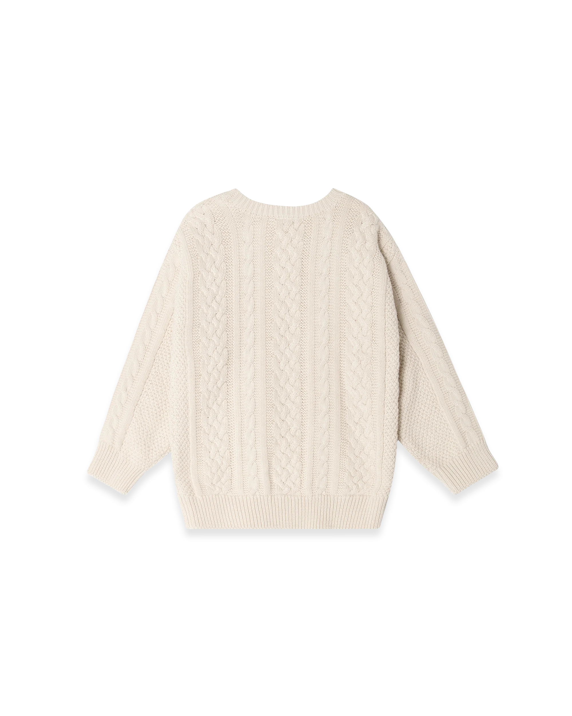 Knitted Cable Sweatshirt - Image 5