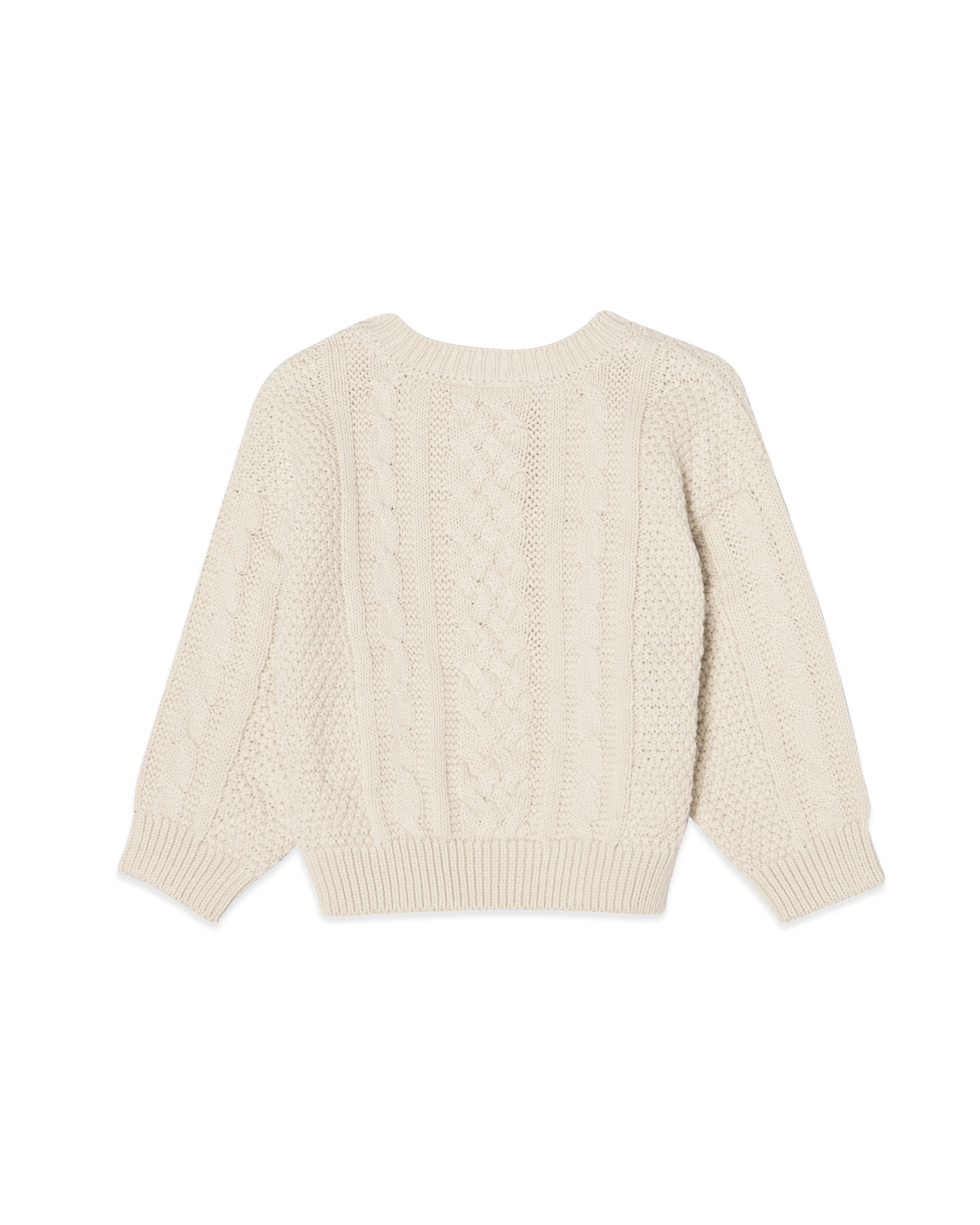 Knitted Cable Sweatshirt - Image 6