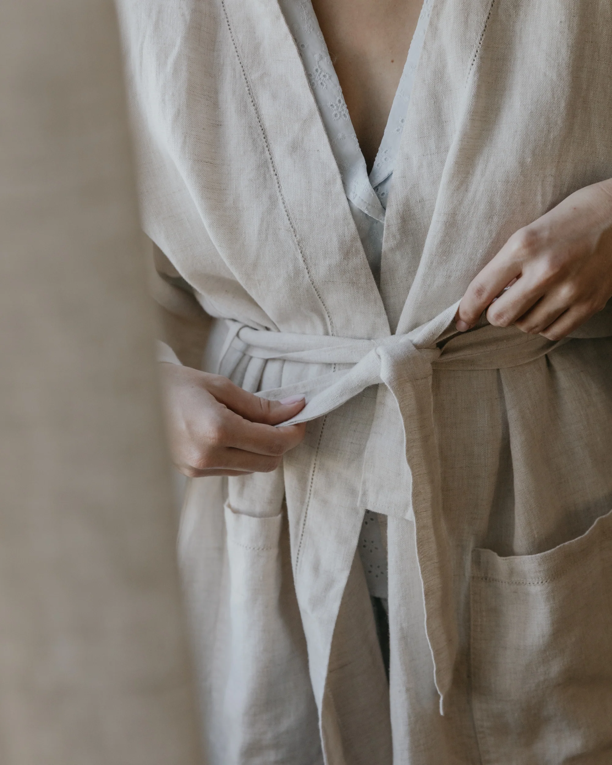 Linen Bathrobe - Image 3