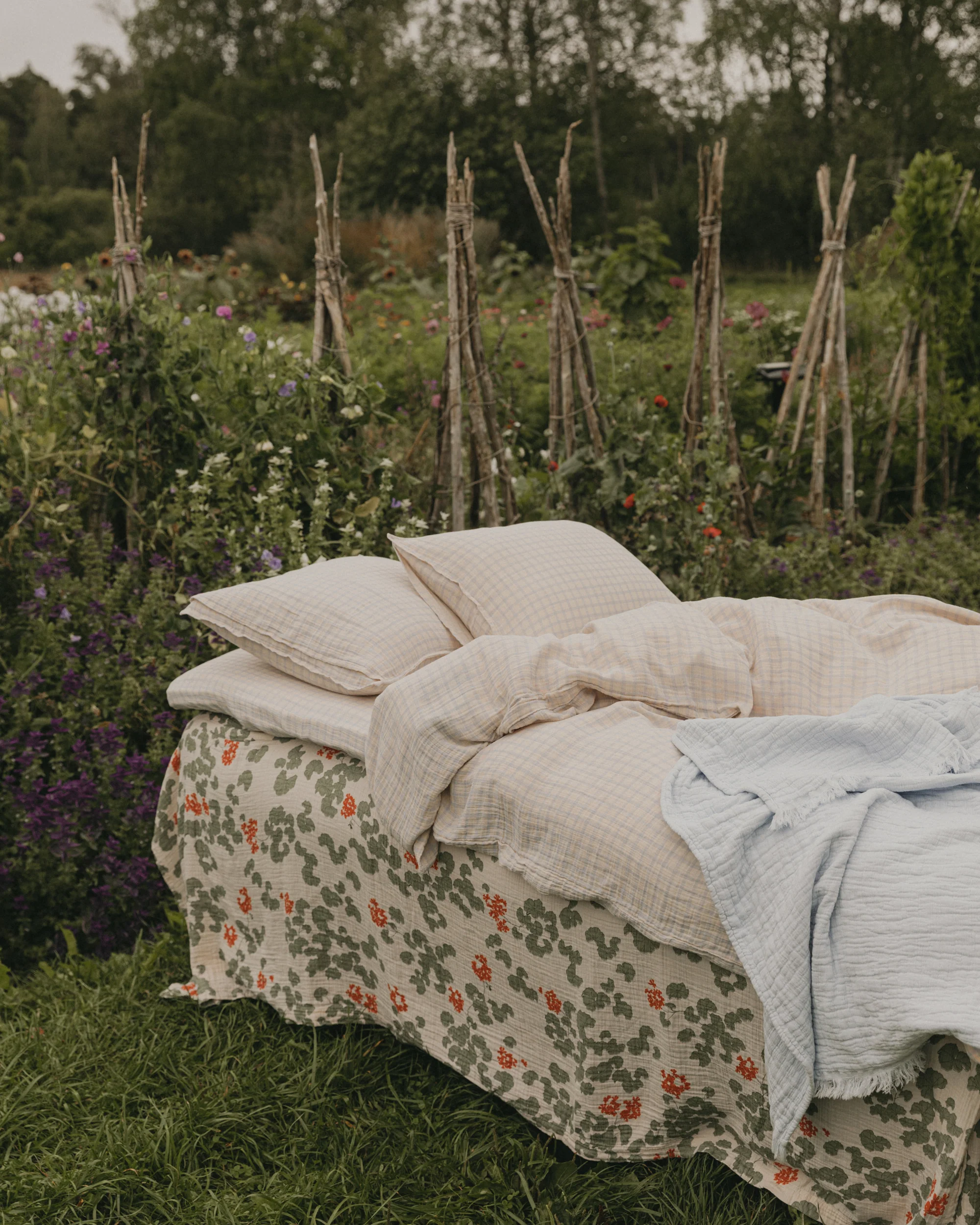 Muslin Bed Set Single - Image 3