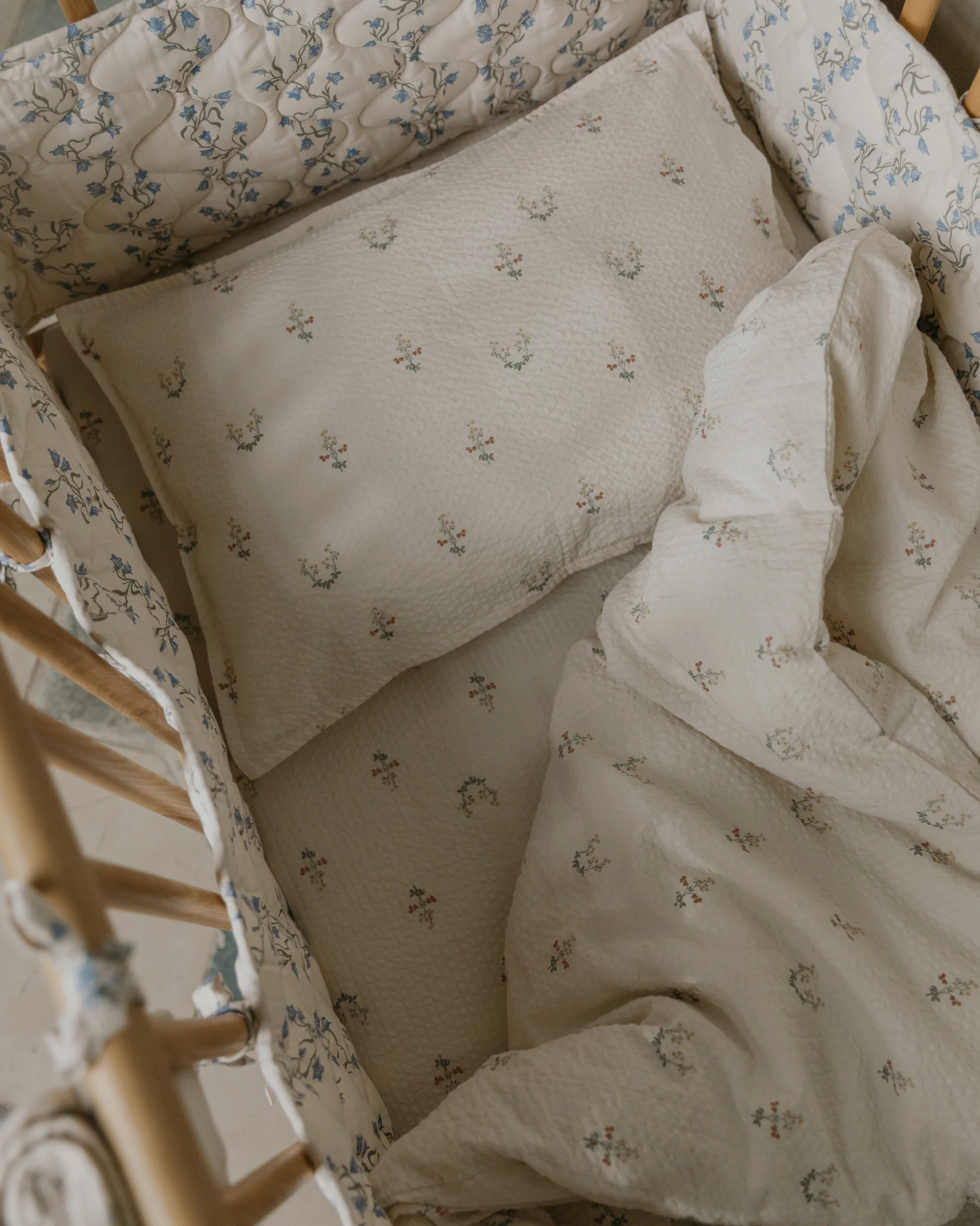 Seersucker Fitted Sheet Junior - Image 3