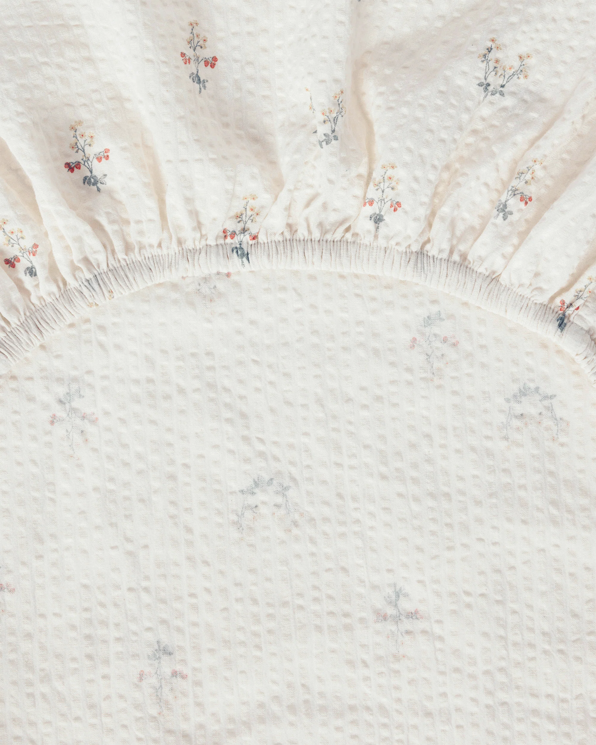 Seersucker Fitted Sheet Junior - Image 4